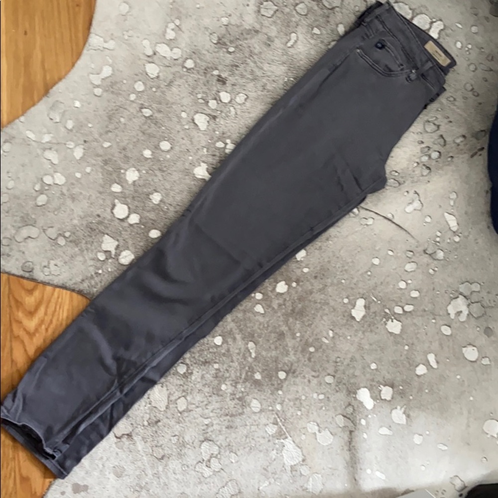 AG Stilt Cigarette Leg Grey Soft Wash SZ 26R